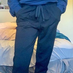 Black joggers with pockets